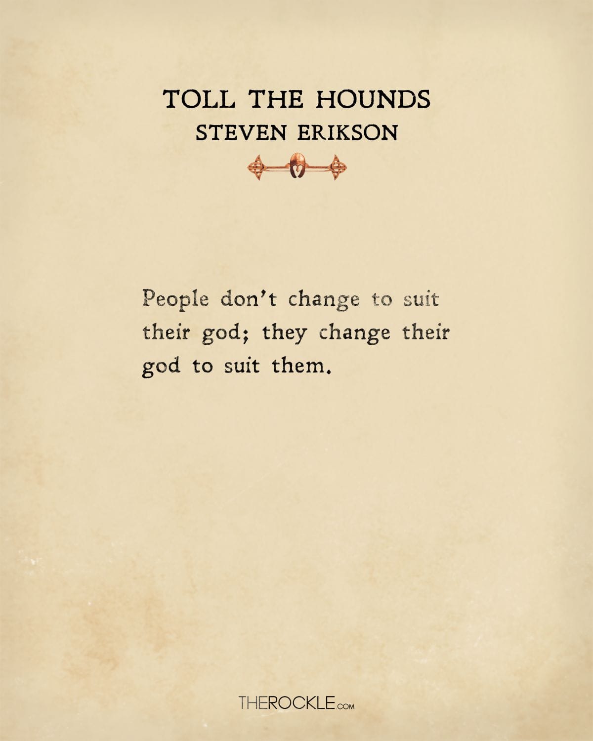 Toll the Hounds quote