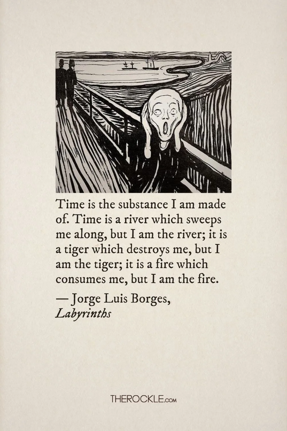 Borges on nature of time and self