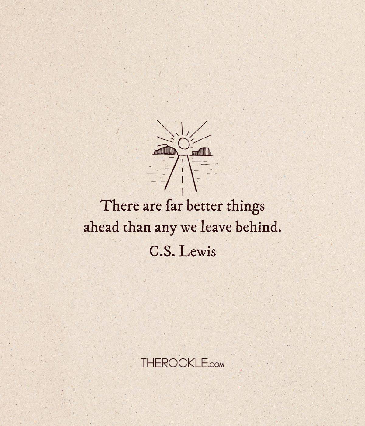 C.S. Lewis' quote about new beginnings