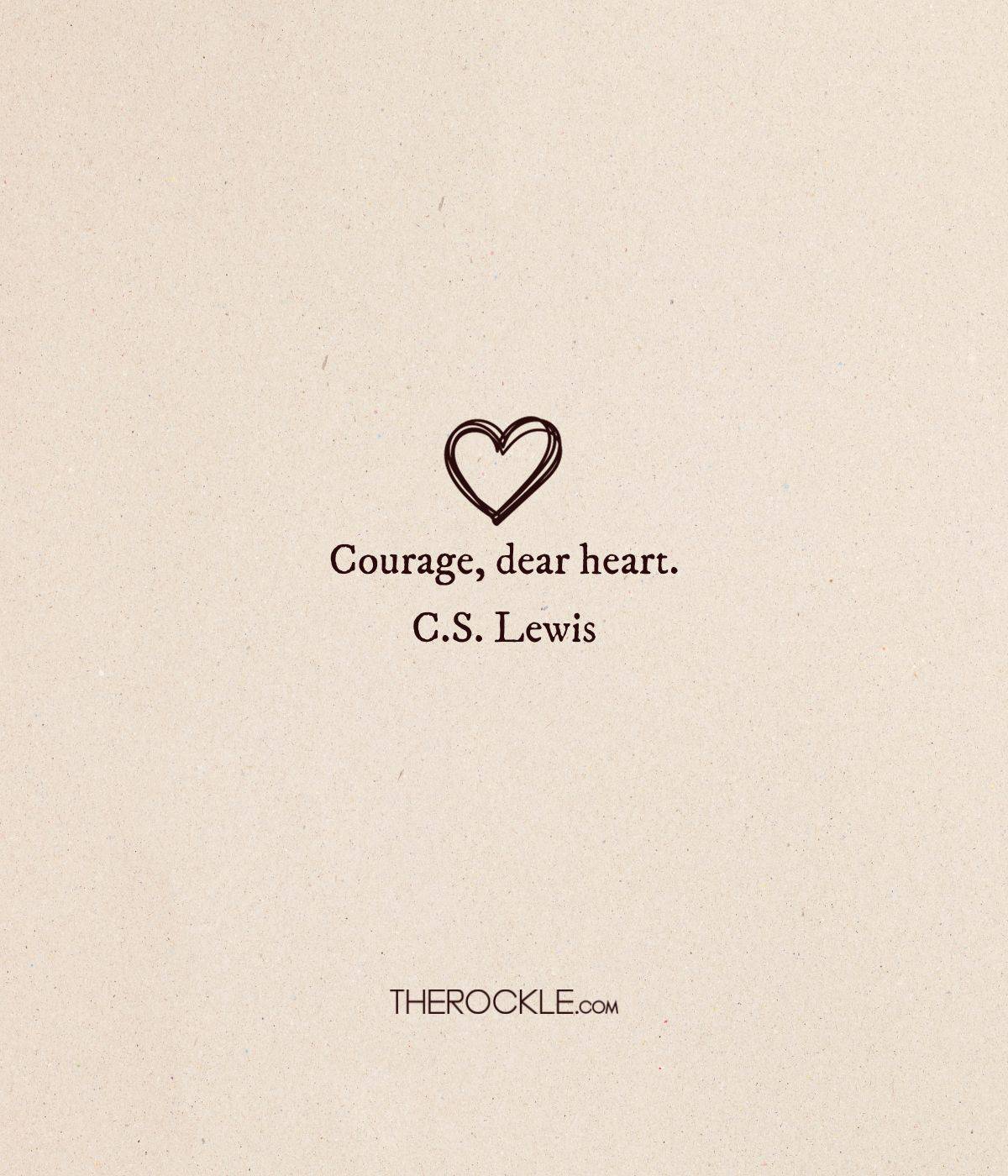 C.S. Lewis quote about courage