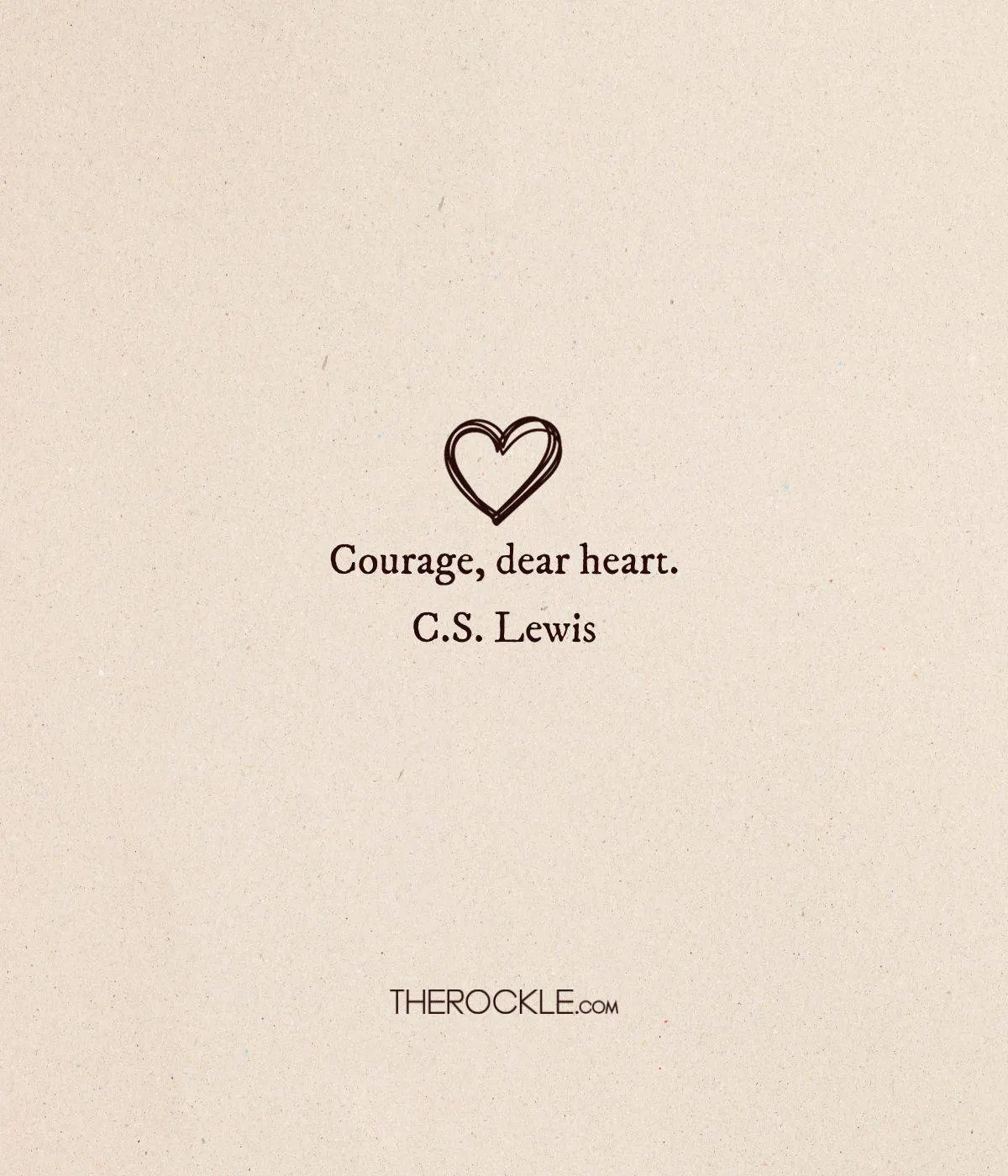 C.S. Lewis quote about courage