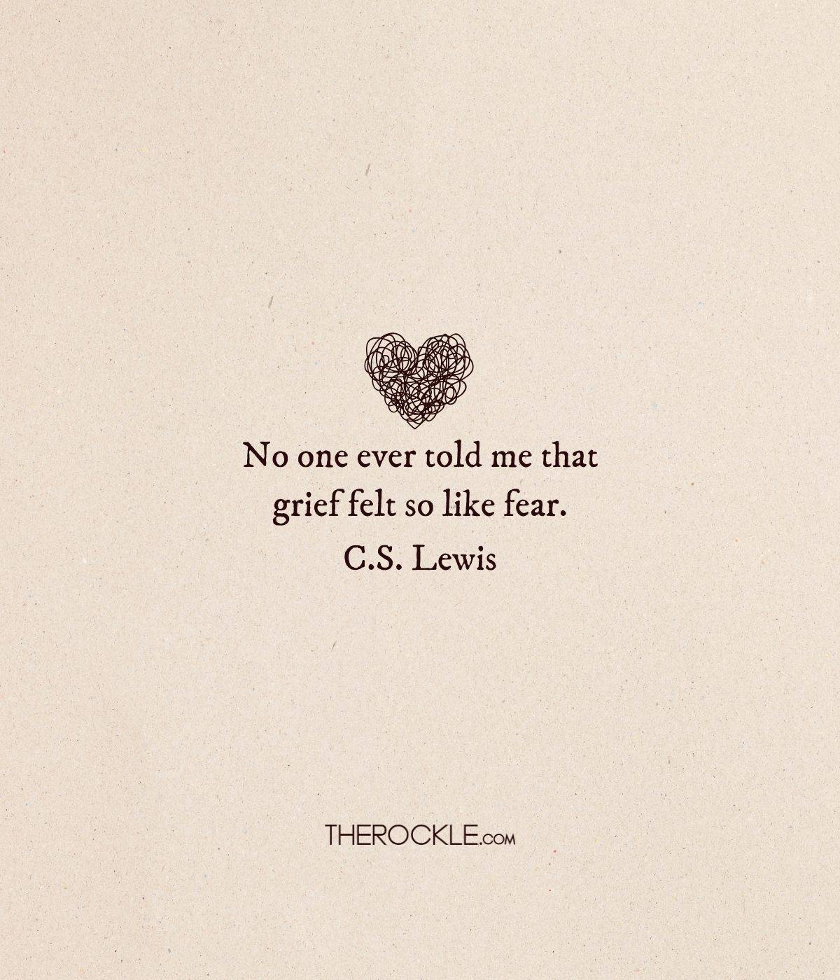 C.S. Lewis quote about grief