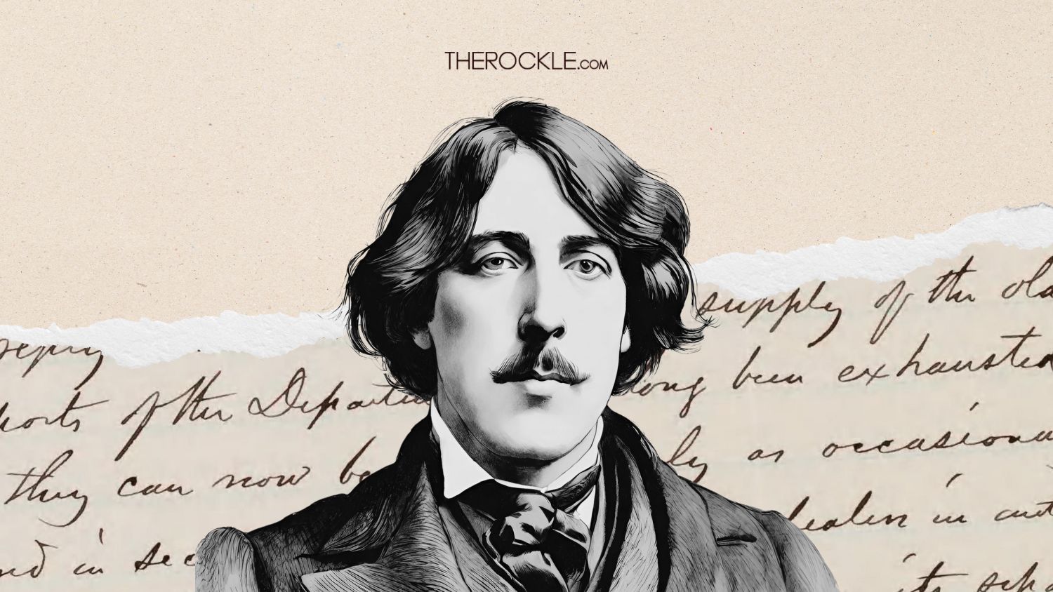Drawing of Oscar Wilde
