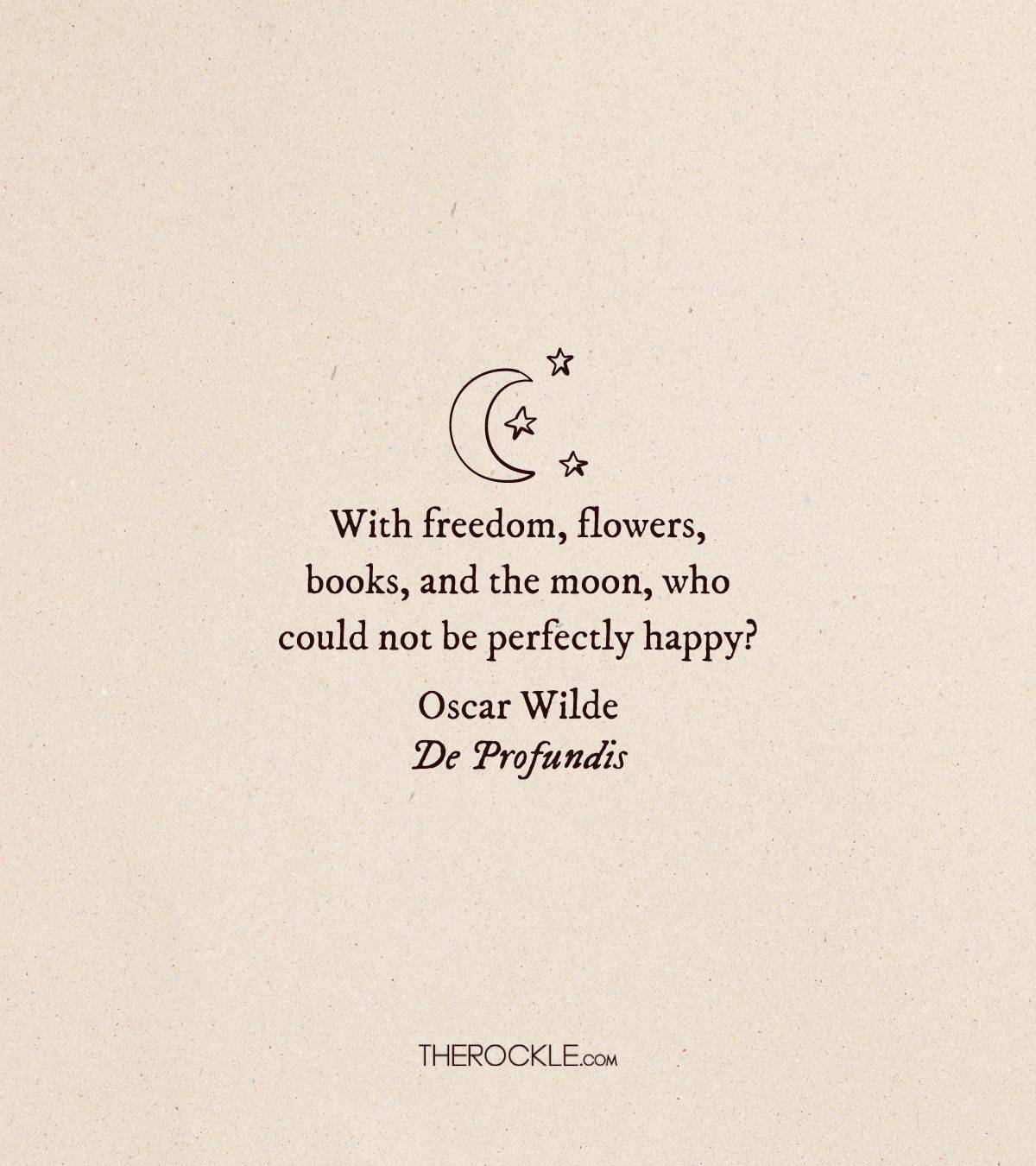 Oscar Wilde on happiness