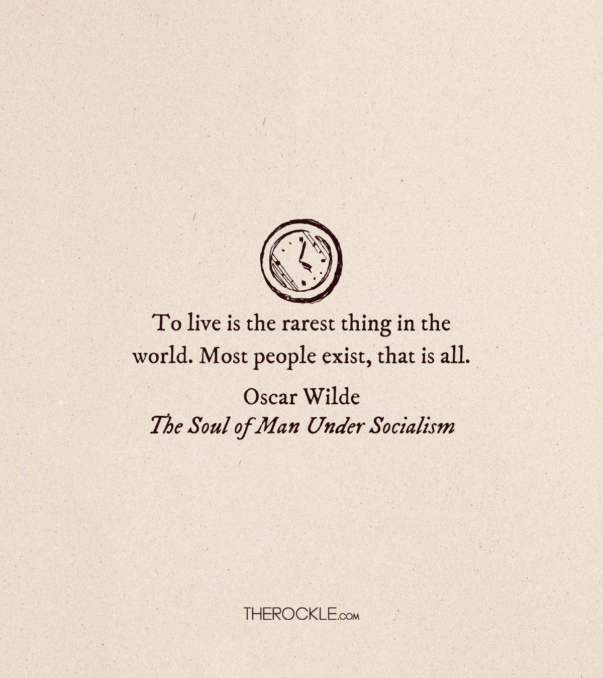 Oscar Wilde quote about life