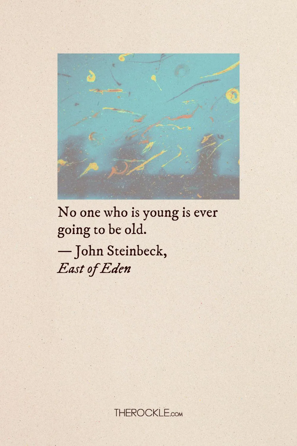 Steinbeck on perception of aging