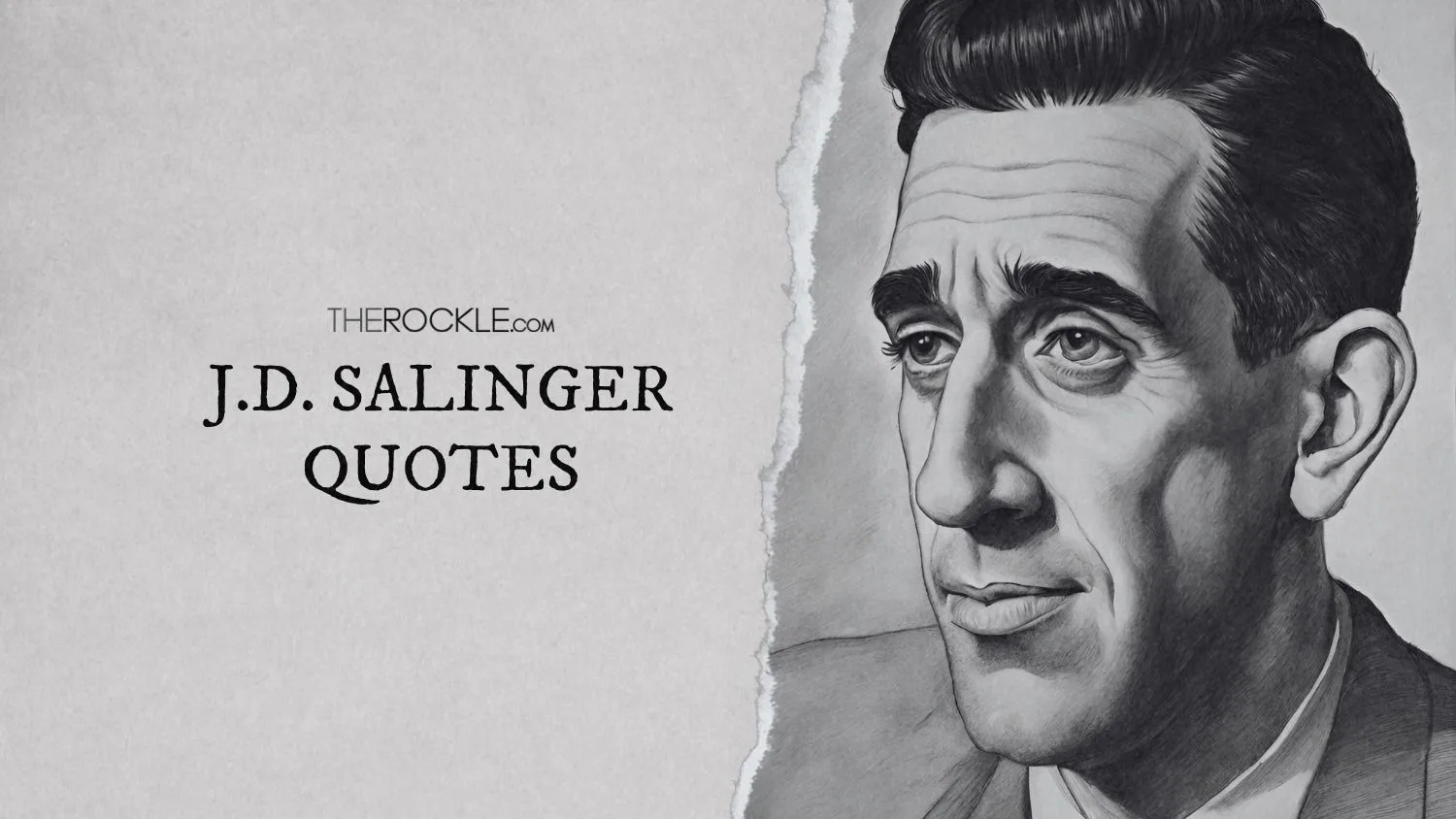 Drawing of J.D. Salinger