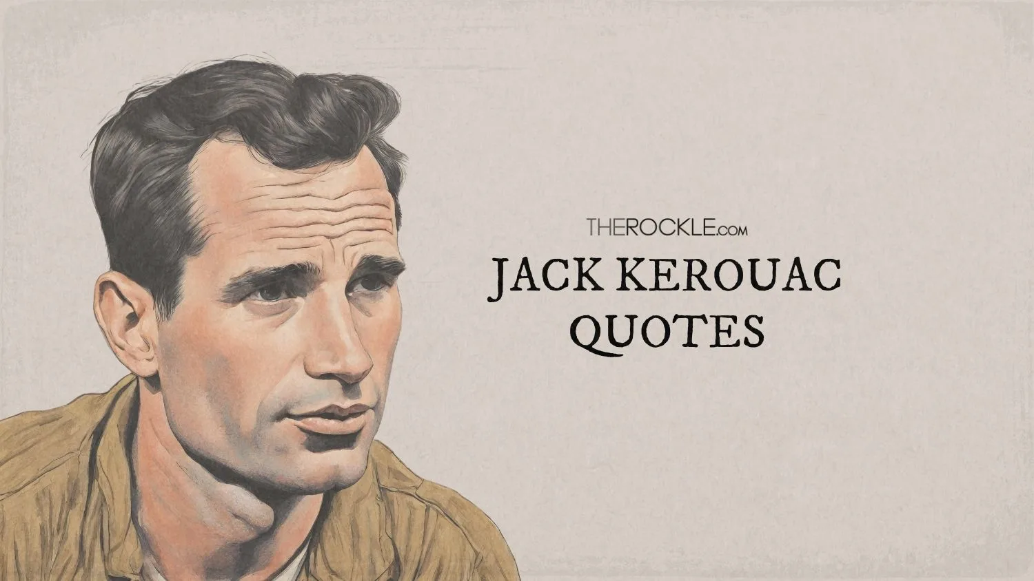 Drawing of Jack Kerouac