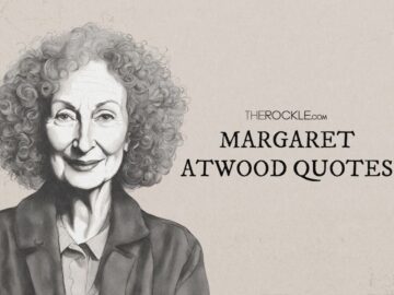 Drawing of Margaret Atwood