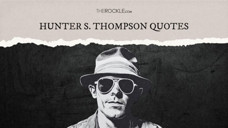 Hunter S Thompson portrait