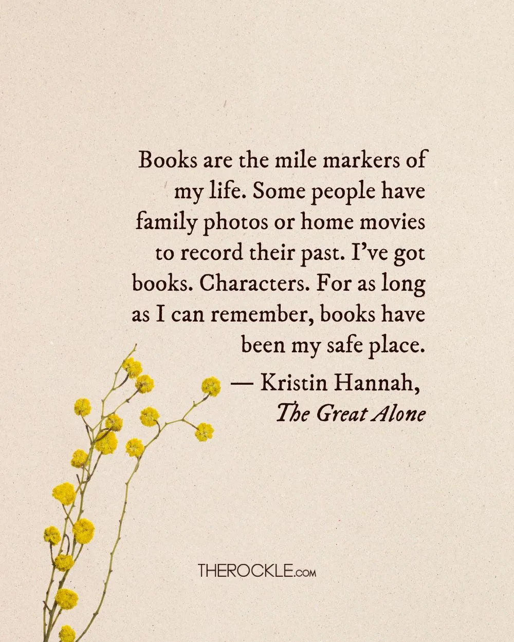 Kristin Hannah on the significance of books