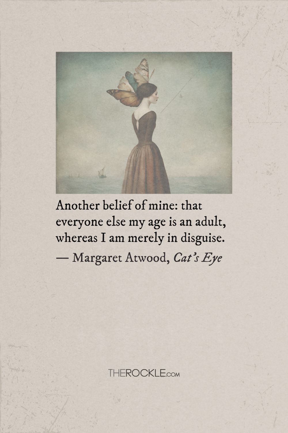 Margaret Atwood's quote about adulthood