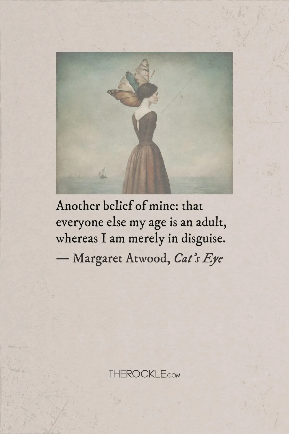 Margaret Atwood's quote about adulthood