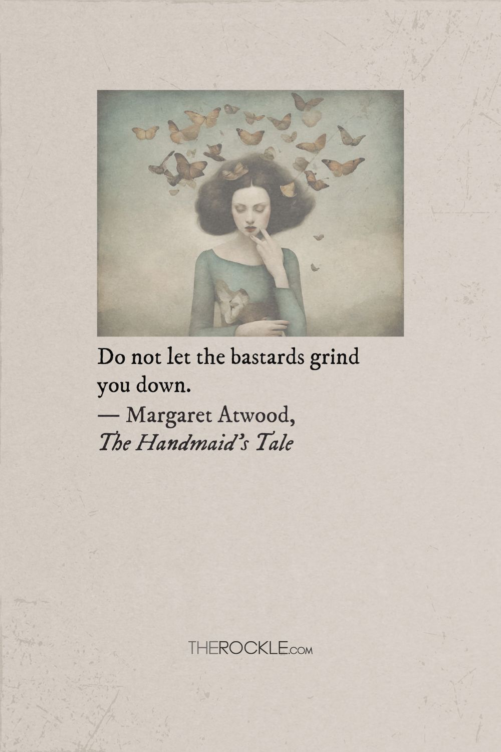 Margaret Atwood's quote about resillience