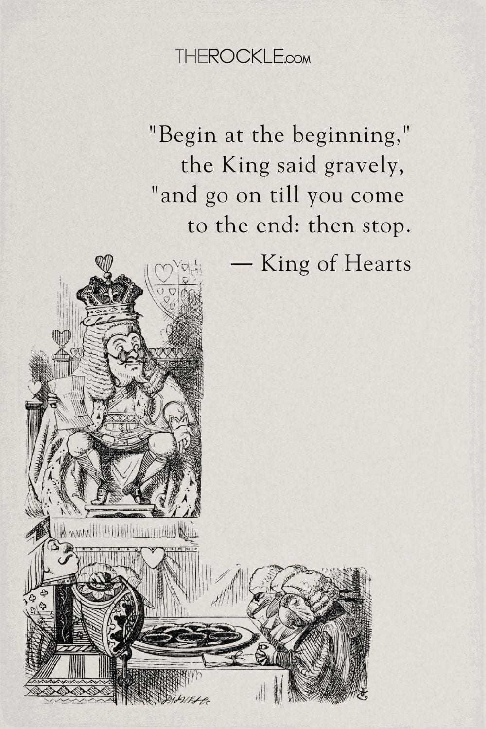 The King of Hearts quote