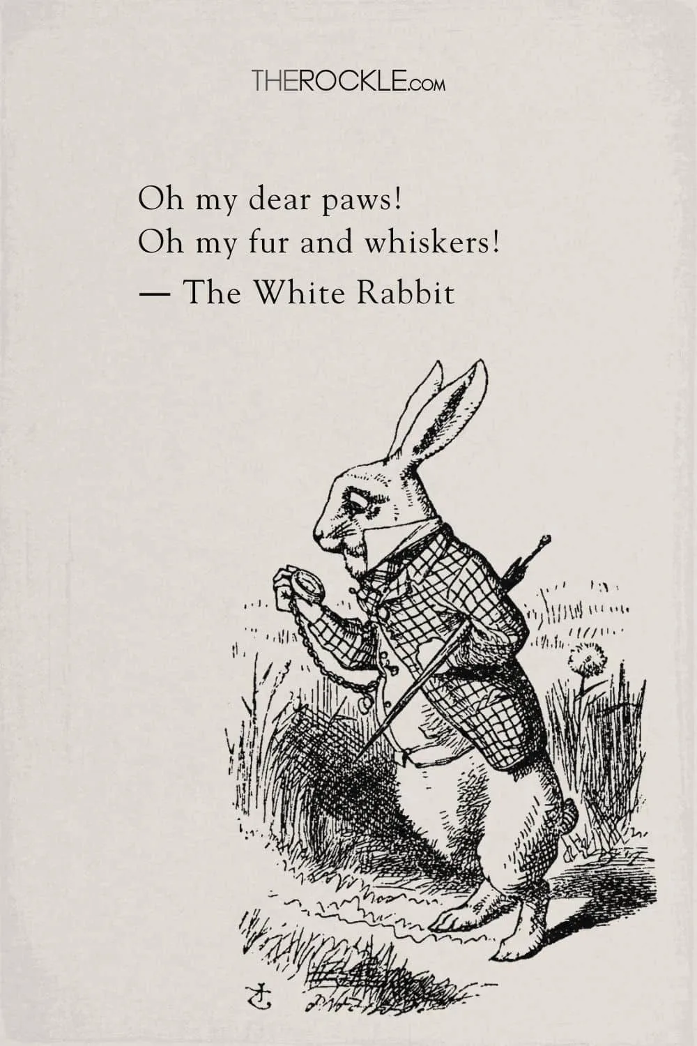 The White Rabbit quote