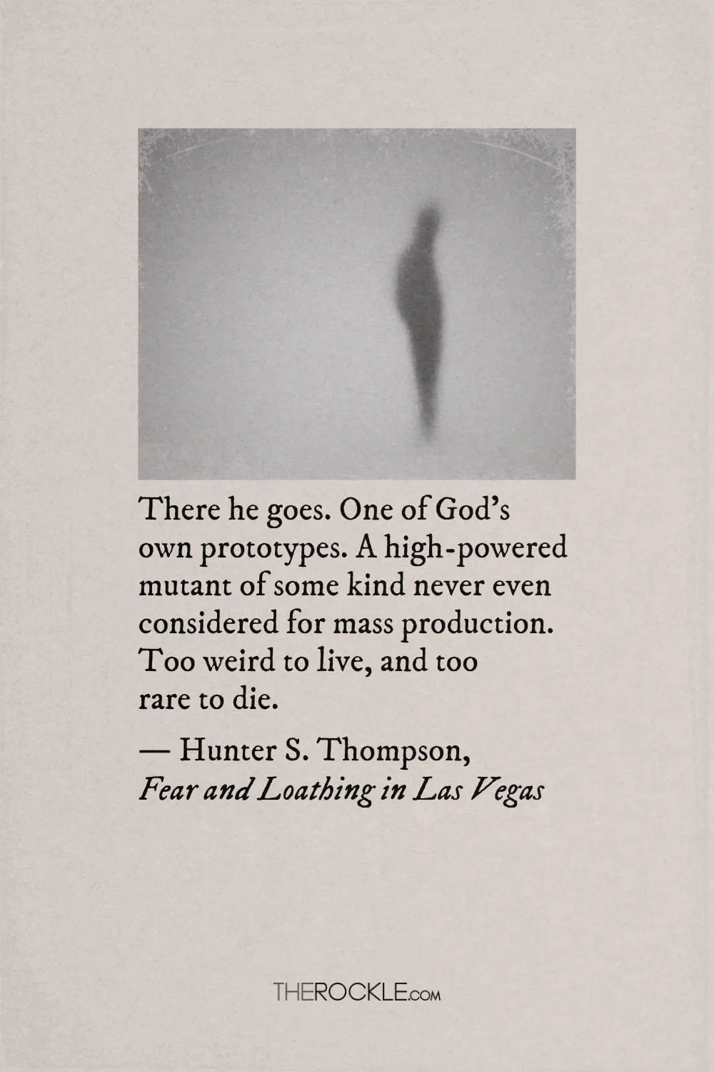 Thompson's quote about unique people