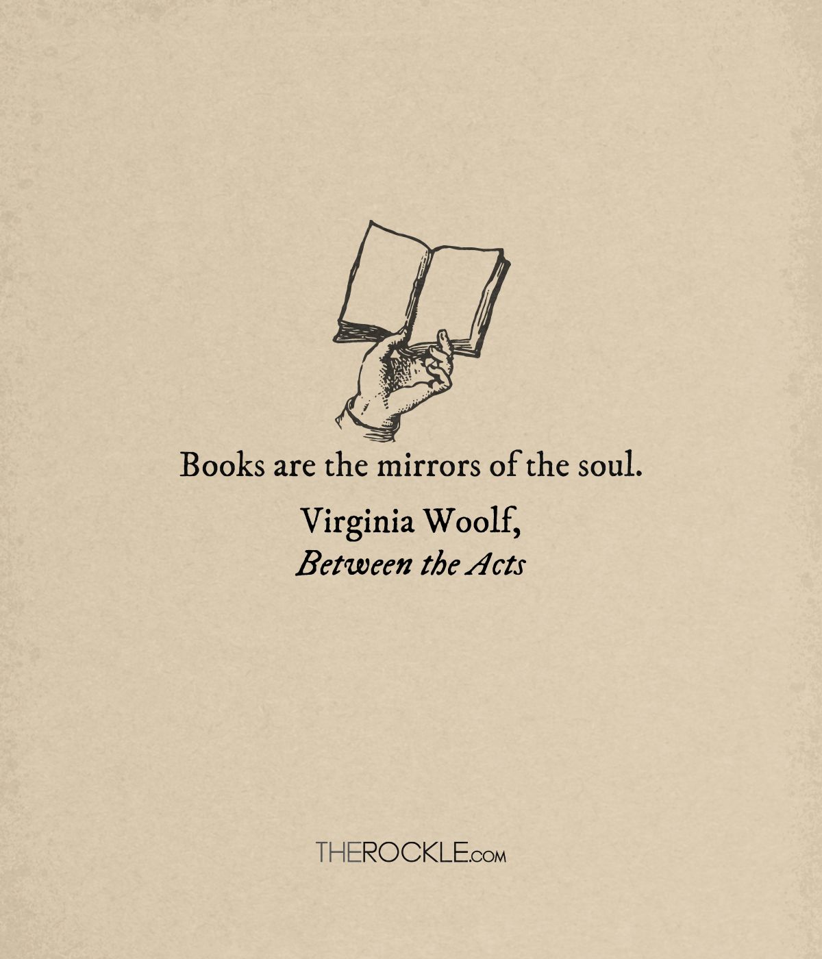 Virginia Woolf quote about books