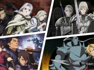 Heroes from high fantasy anime