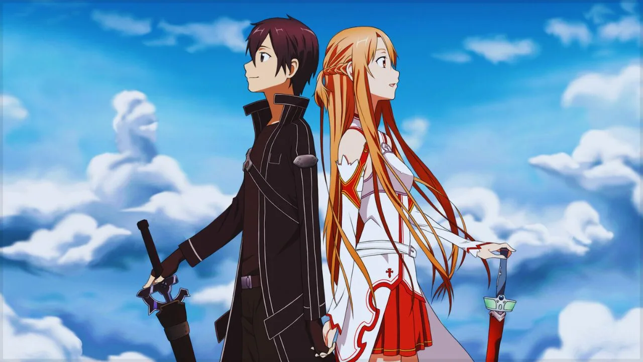 Kirito and Asuna from Sword Art Online