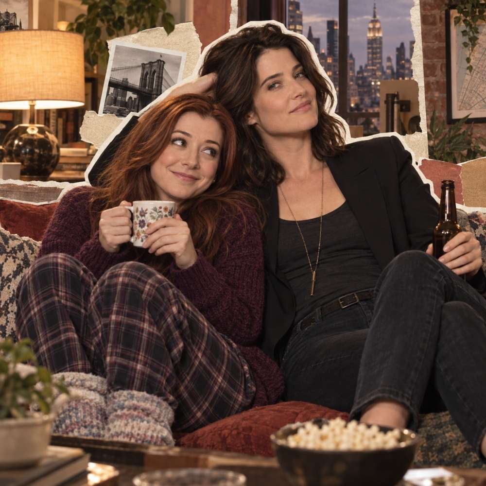 Lily and Robin from How I Met Your Mother