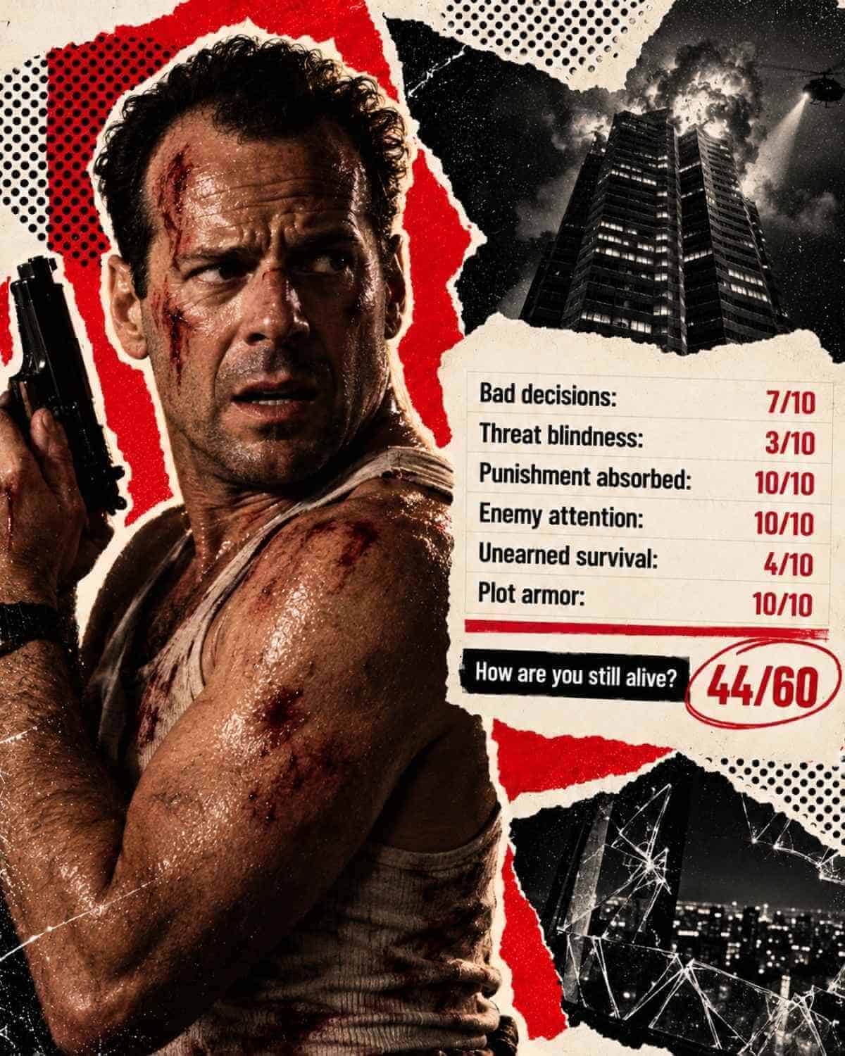 john mcclane die hard scorecard